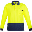 Hi Vis Comfort Back Long Sleeve Polo ZH410