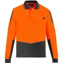 Hi Vis Flux Long Sleeve Polo ZH310