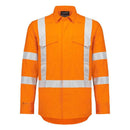 Orange Flame Lightweight Ripstop X Back Taped Shirt ZW187