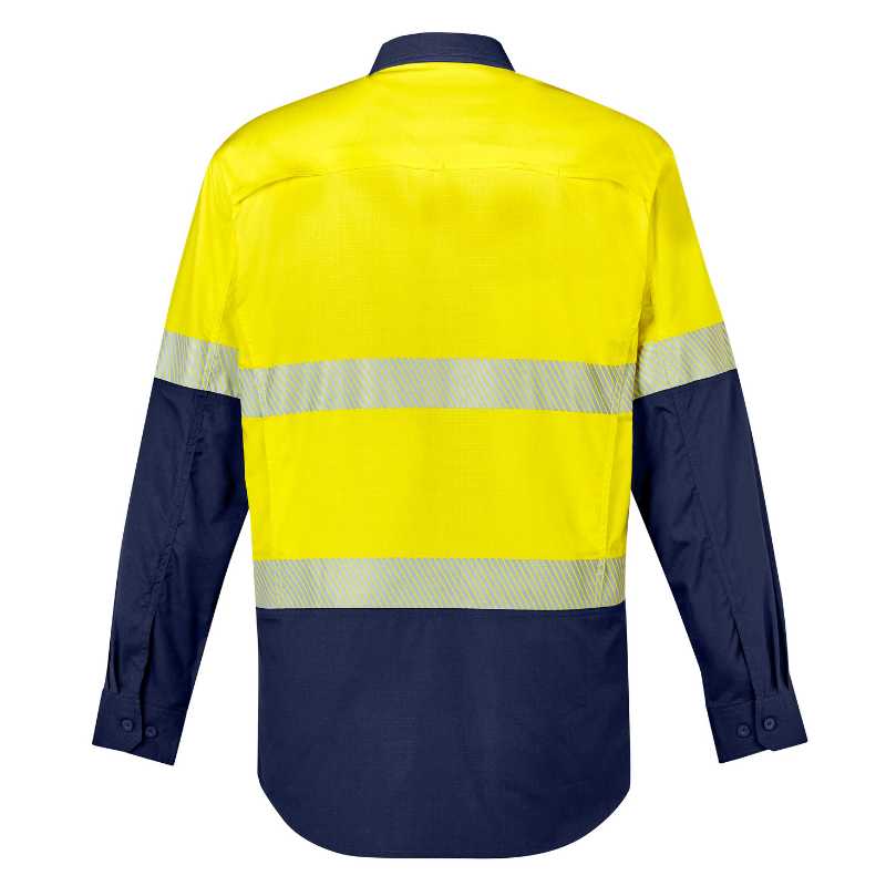 Rugged Cooling Hi Vis Segmented Tape Long Sleeve Shirt ZW229