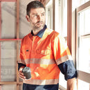 Rugged Cooling Hi Vis Segmented Tape Long Sleeve Shirt ZW229