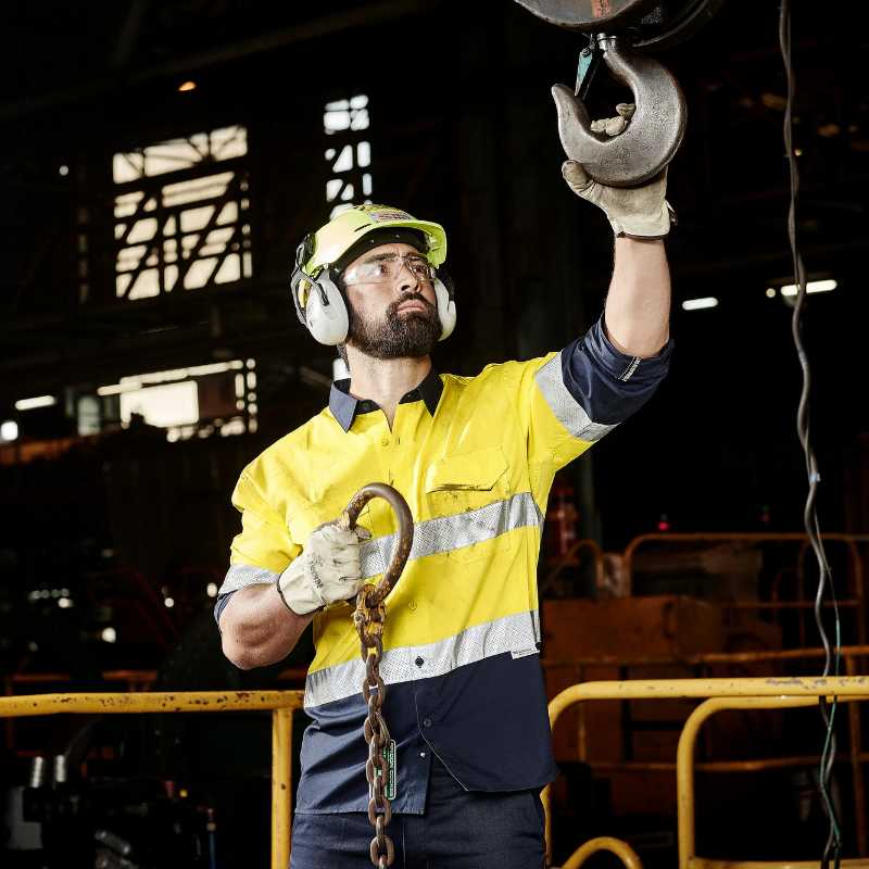 Rugged Cooling Hi Vis Taped Long Sleeve Shirt ZW129