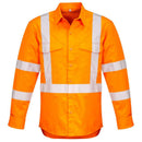 Hi Vis X Back Taped Long Sleeve Shirt ZW690