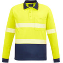 Hi Vis Segmented Tape Long Sleeve Polo ZH530