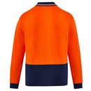 Hi Vis Cotton Long Sleeve Polo ZH430