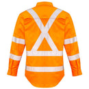 Hi Vis X Back Taped Long Sleeve Shirt ZW690