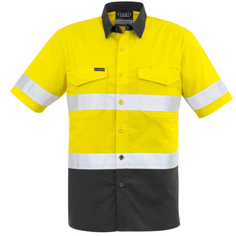 Rugged Cooling Hi Vis Taped Short Sleeve Shirt ZW835