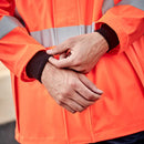 Hi Vis X Back Heavy Duty Waterproof Jacket ZJ620