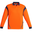 Hi Vis Aztec Long Sleeve Polo ZH249