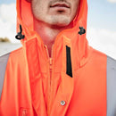 Hi Vis X Back Heavy Duty Waterproof Jacket ZJ620