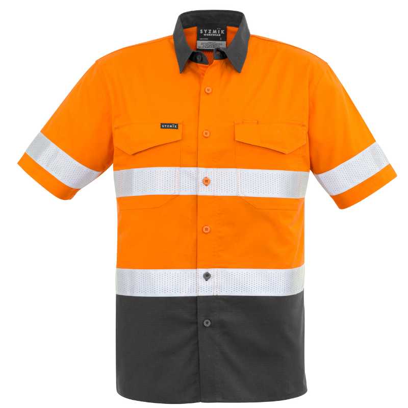 Rugged Cooling Hi Vis Taped Short Sleeve Shirt ZW835