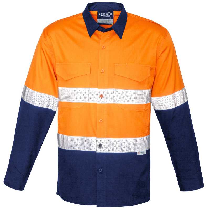 Rugged Cooling Hi Vis Taped Long Sleeve Shirt ZW129