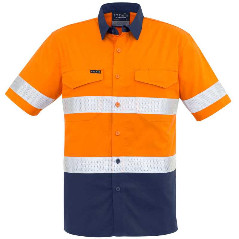 Rugged Cooling Hi Vis Taped Short Sleeve Shirt ZW835