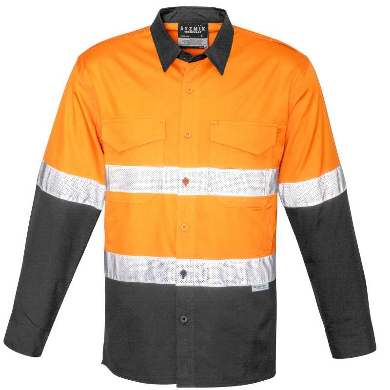 Rugged Cooling Hi Vis Taped Long Sleeve Shirt ZW129