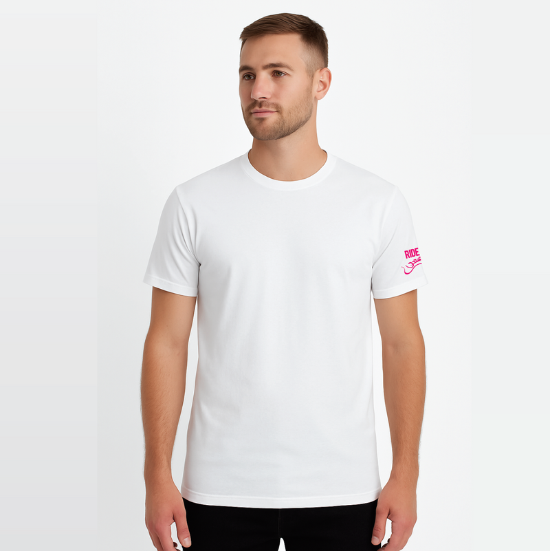 Ride4Life CYM Tee White